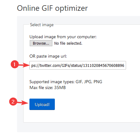 upload gif to ezgif
