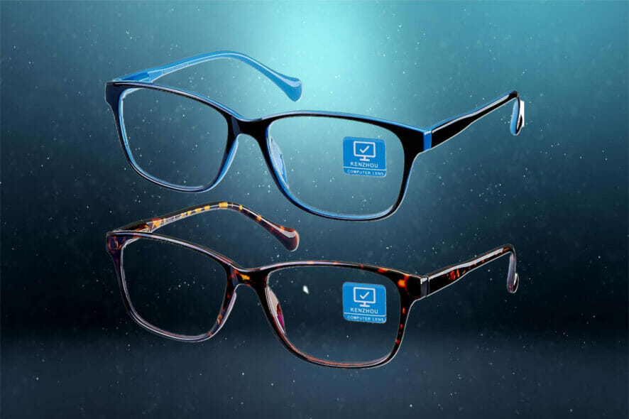 Blue light blocking glasses