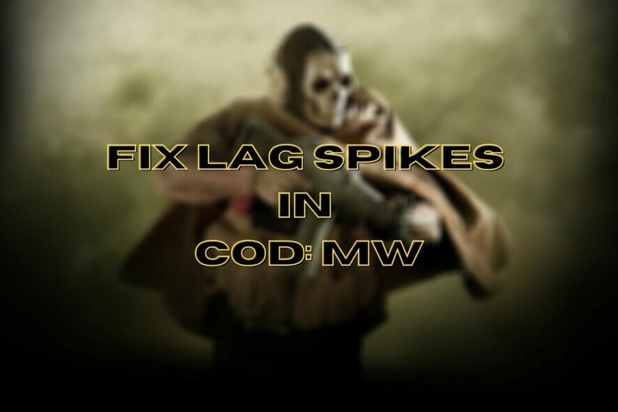 lag spikes in CoD MW