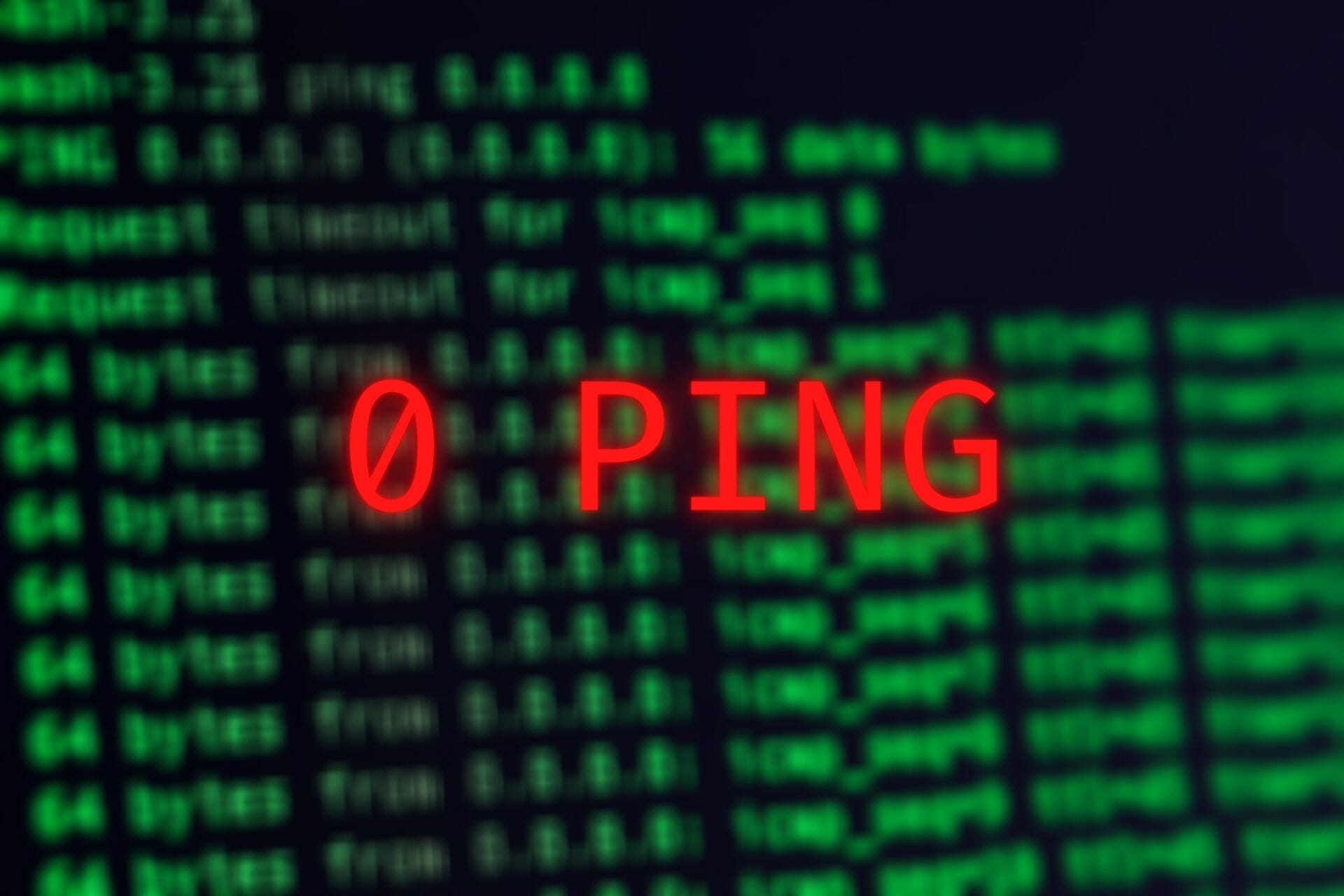 Is 0 PING possible