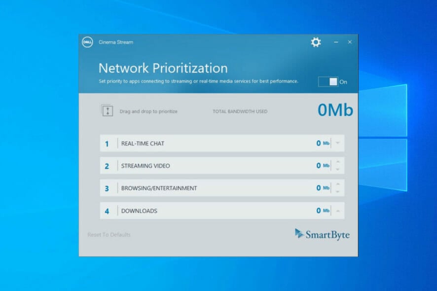 Smartbyte service windows 10 11