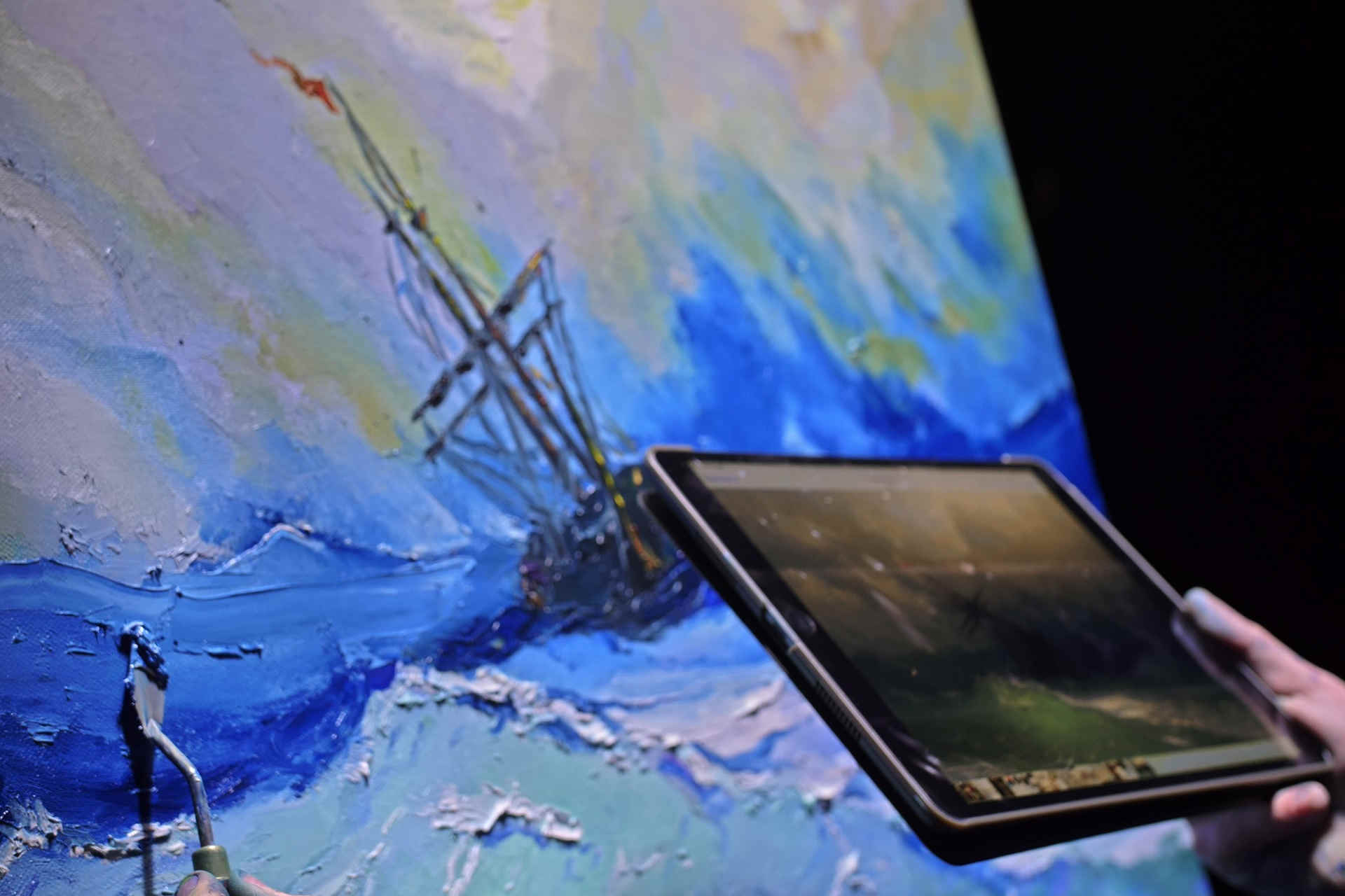 Oil painting software choices