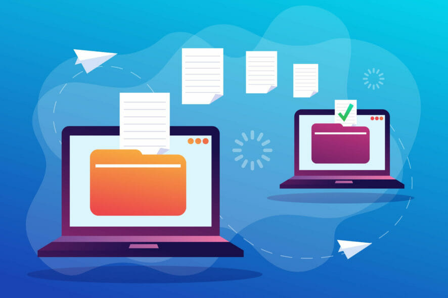 Transfer Windows 7 files to Windows 10