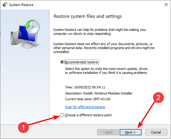 choose different hypervisor error