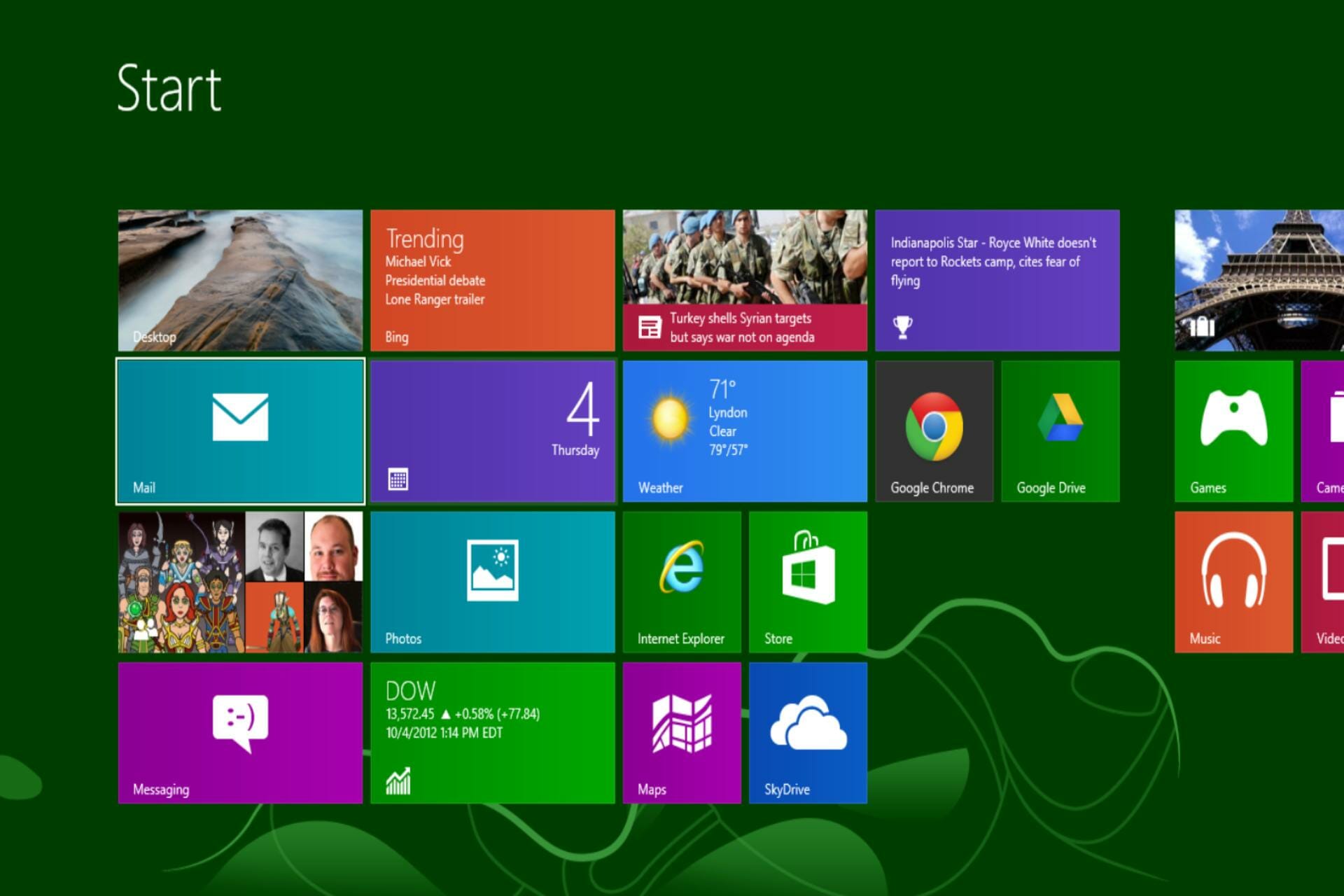 windows 10 photo tiles error