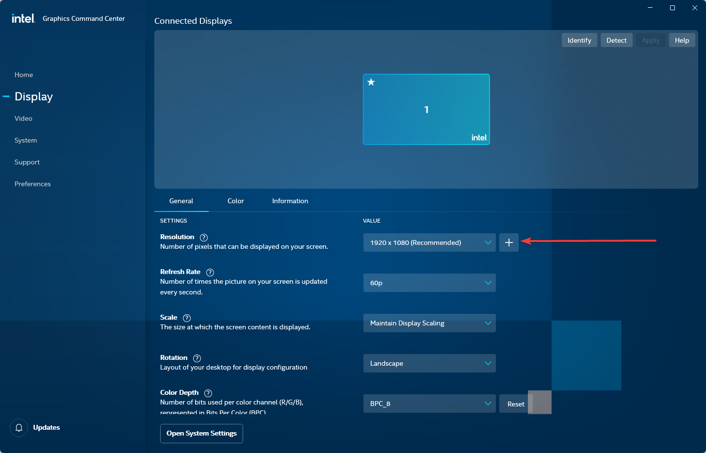 lo schermo non si adatta al monitor Windows 10