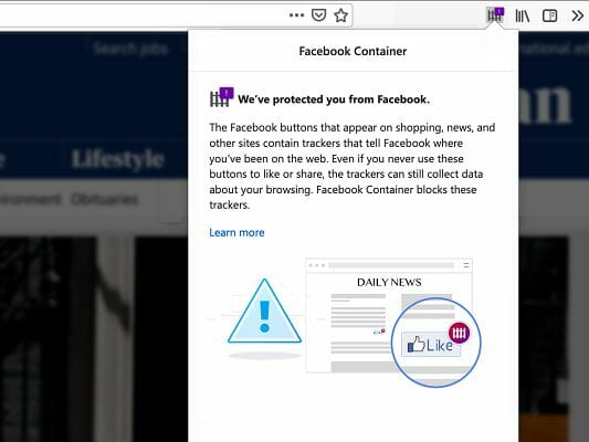 privacy extension for Firefox