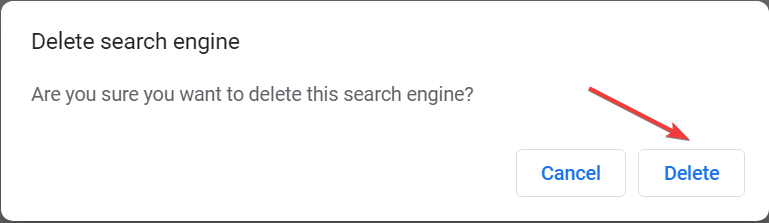 Delete to how to get rid of yahoo search