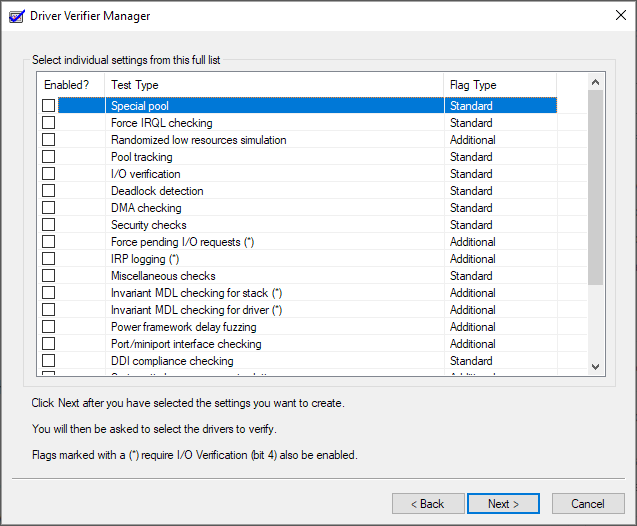 verification force pending IRP loging