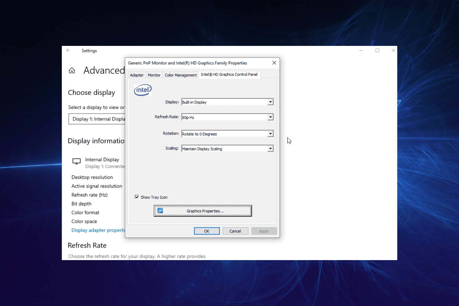 screen distortion windows 10
