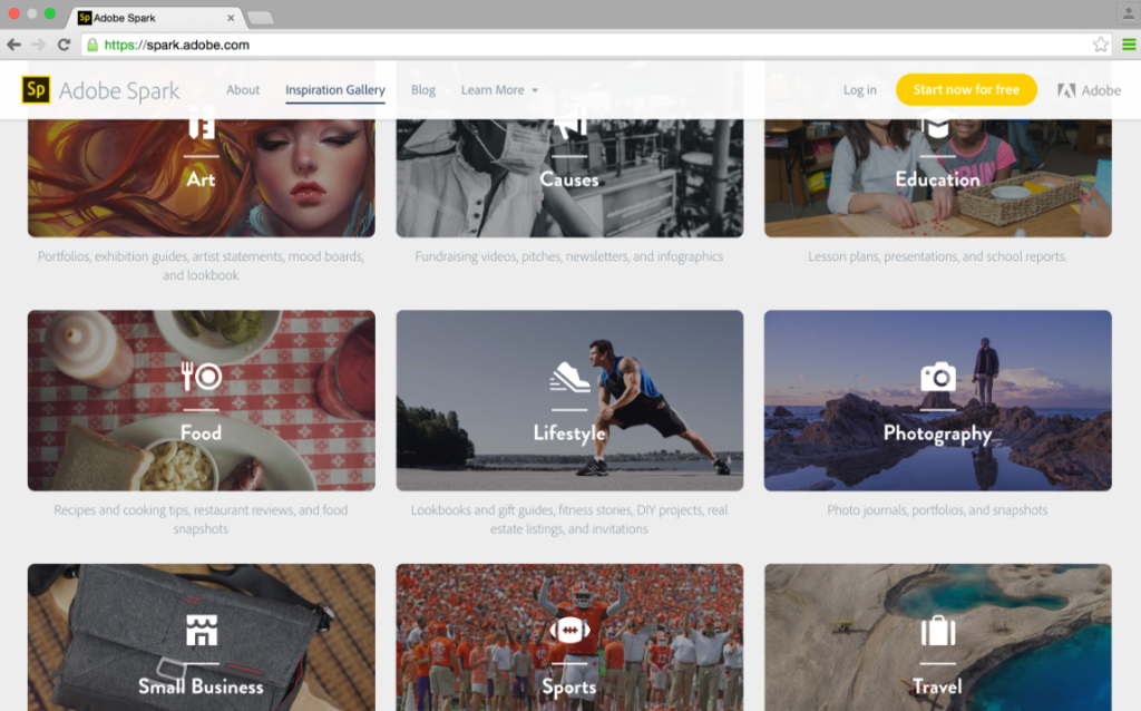 adobe spark