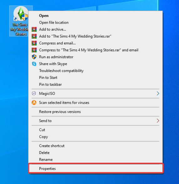 how to play old games on windows 10 properties