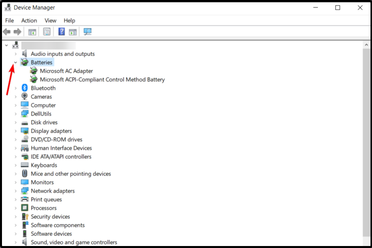 Batteries Device Manager