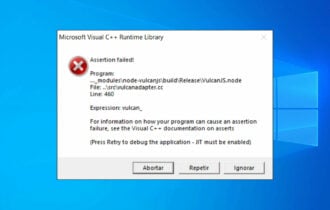 Microsoft Visual C++ runtime library