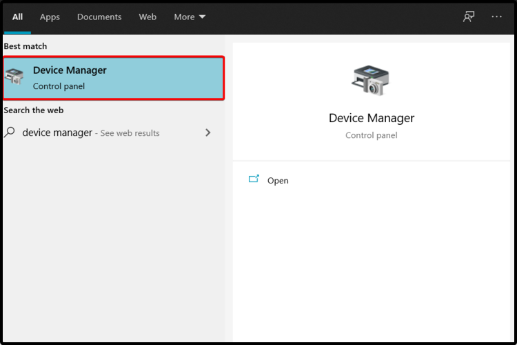 device manager windows 10