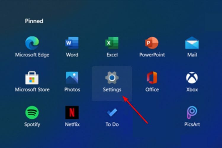 windows 11 settings menu