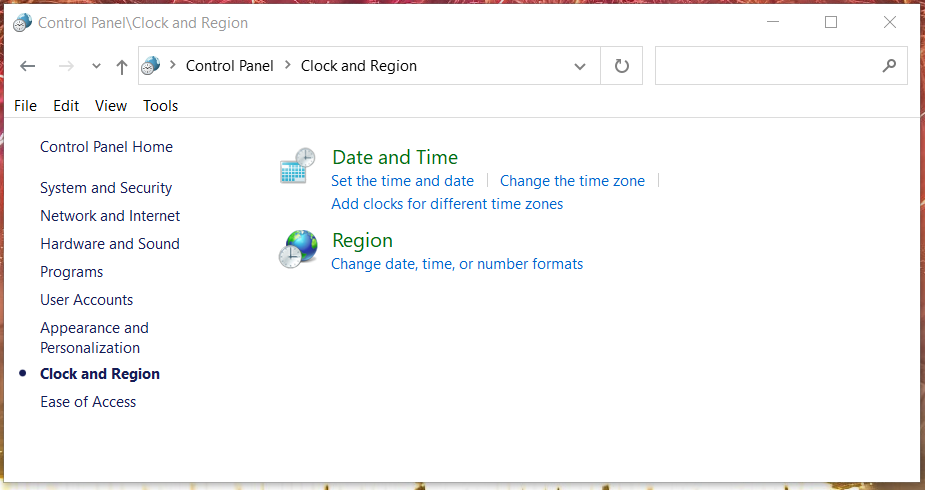 Clock and Region Cannot remove keyboard language Windows 10