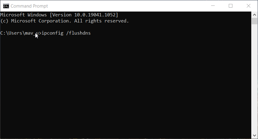ipconfig /flushdns ethernet spiking in task manager