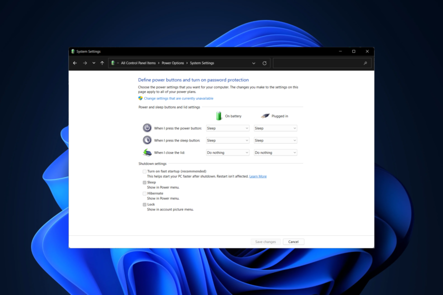 lid-power computer shuts down instead of sleeping
