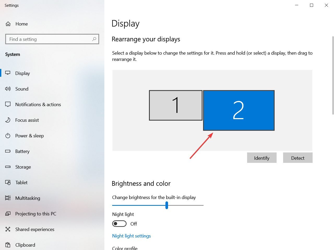 select display windows 11