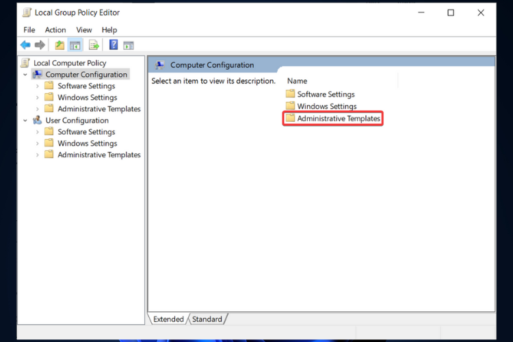 windows 11 Administrative templates