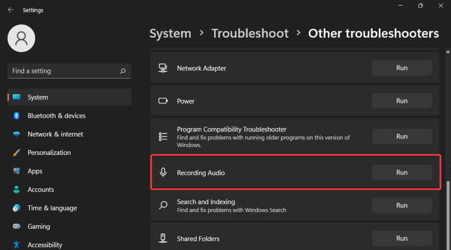 troubleshoot audio devices