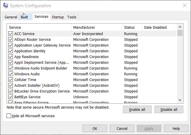 Services tab ark single player settings not saving