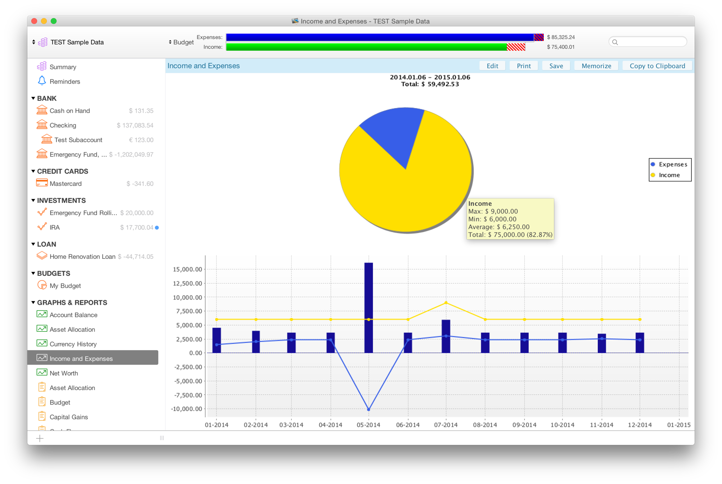 moneydance report