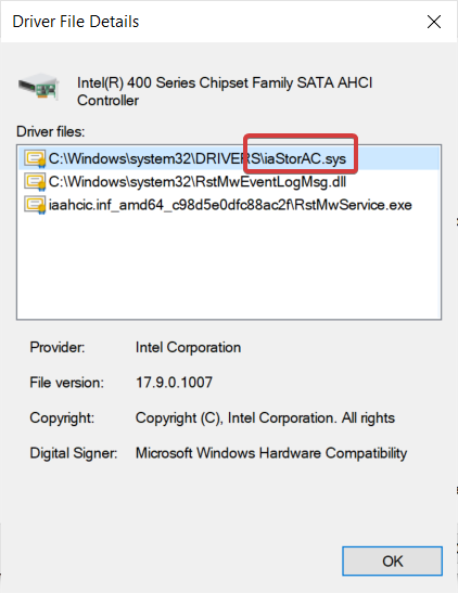 iastor watchdog violation windows 10