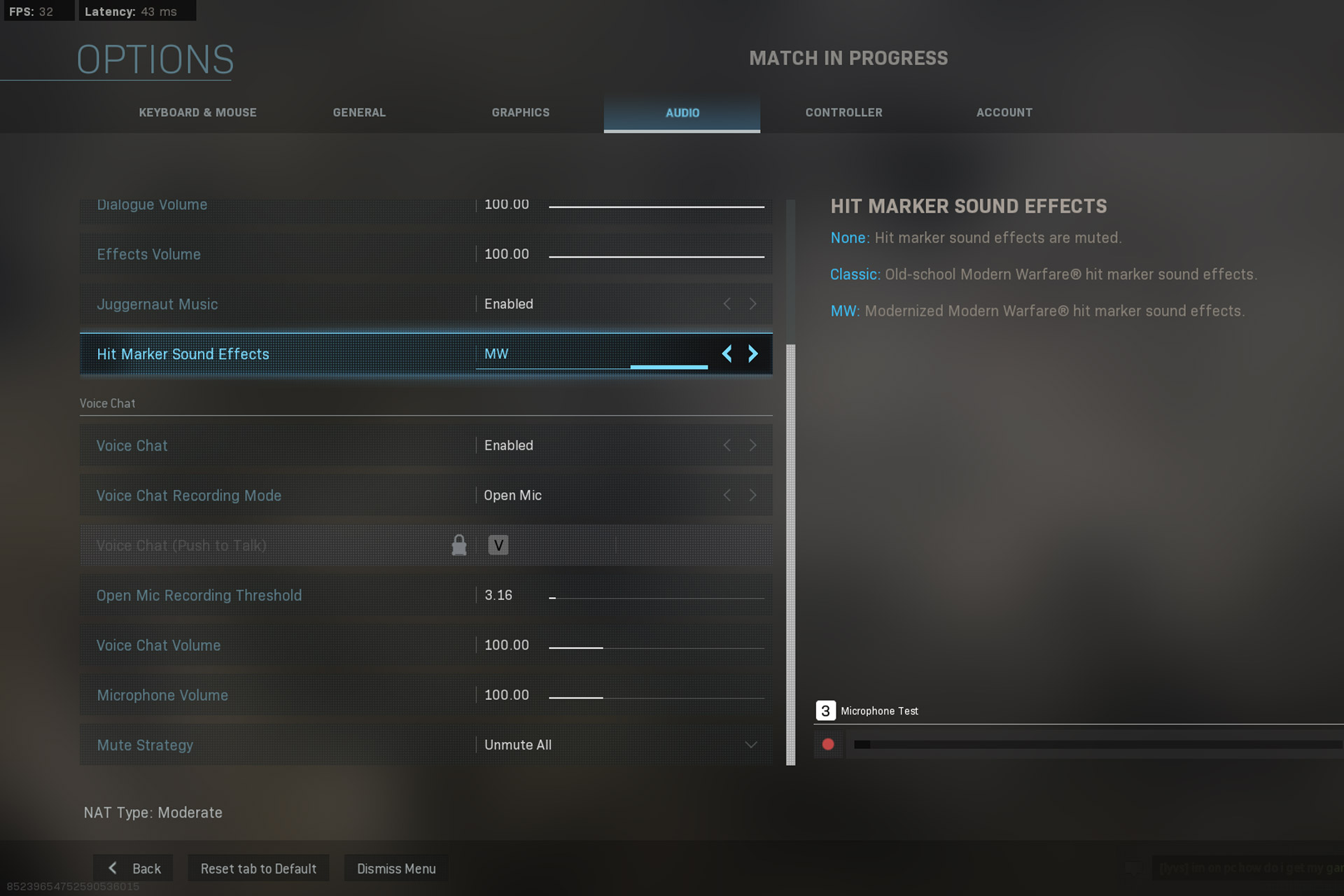 modern warfare can't hear voice chat xbox