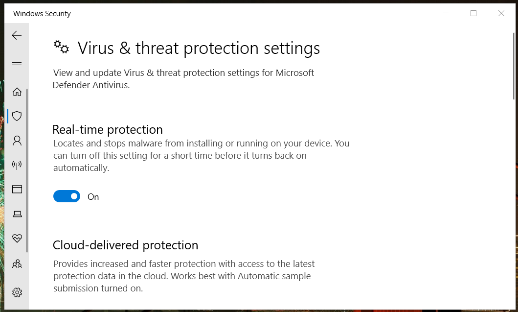 Real-time protection option ark single player settings not saving