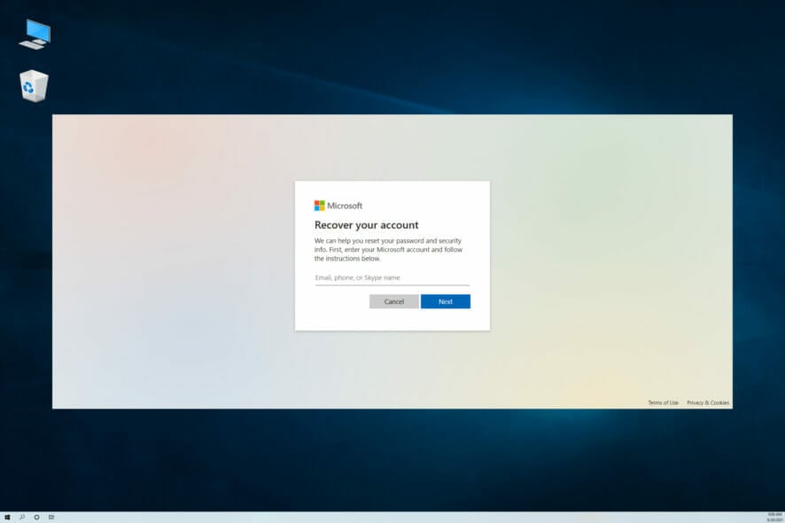 How to change child password in Microsoft family