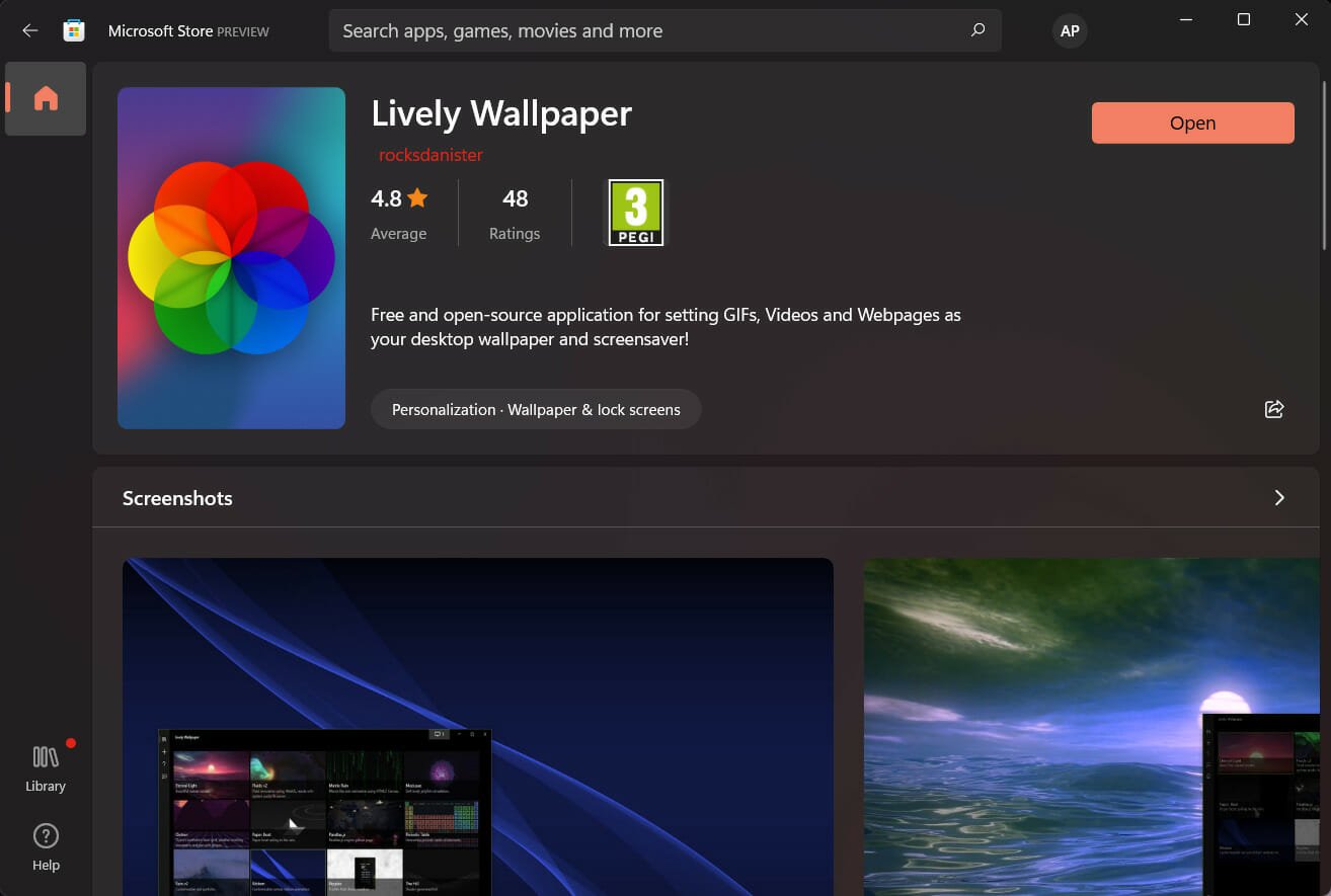 lively MS store