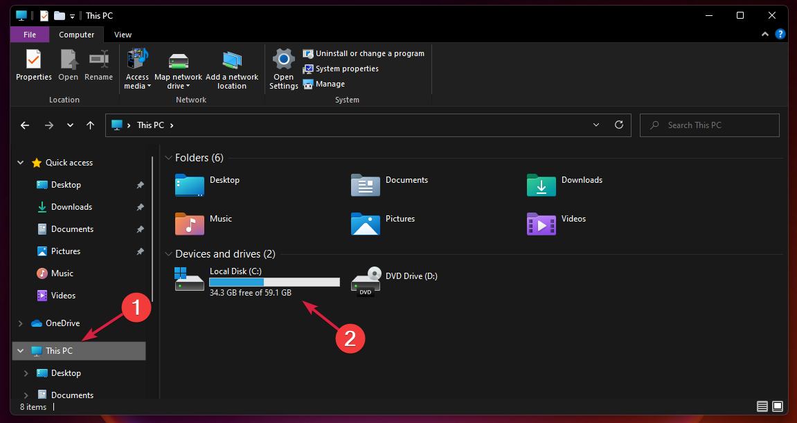 remove account windows 11 file manager