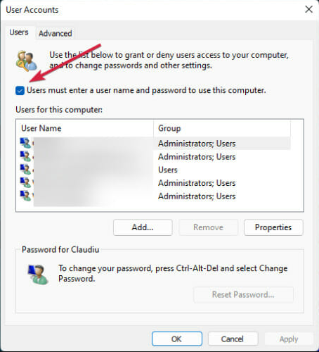 Windows 11 auto login