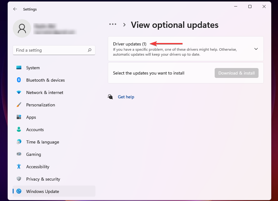 view available driver updates