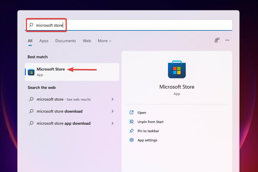 Launch Microsoft Store