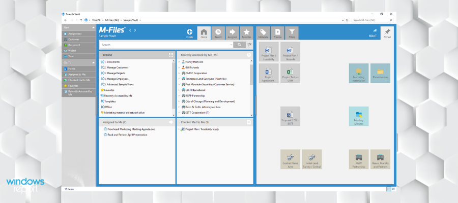 m files workflow screenshot