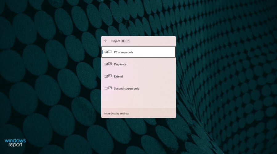projection modes