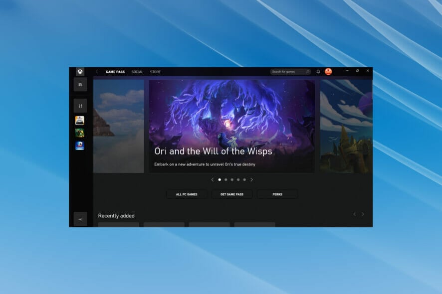 Xbox app can’t select drive on Windows 11