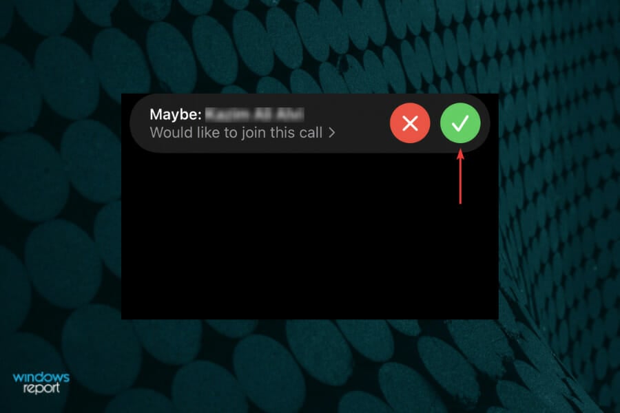 Approve someones request to join Facetime call