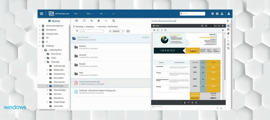 efilecabinet document management system