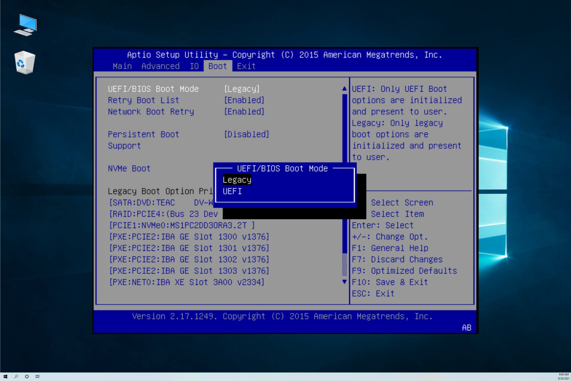 How to install Windows 11 on Legacy BIOS