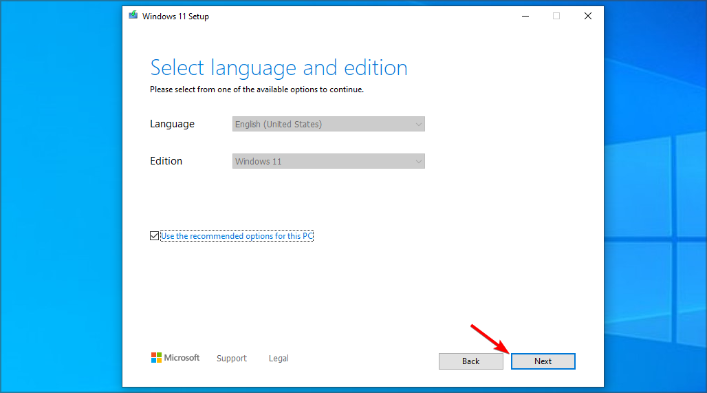 create windows 11 bootable usb language and edition