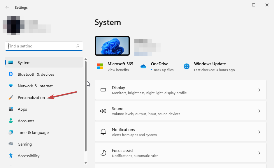 personalization(windows 11 widgets not working)