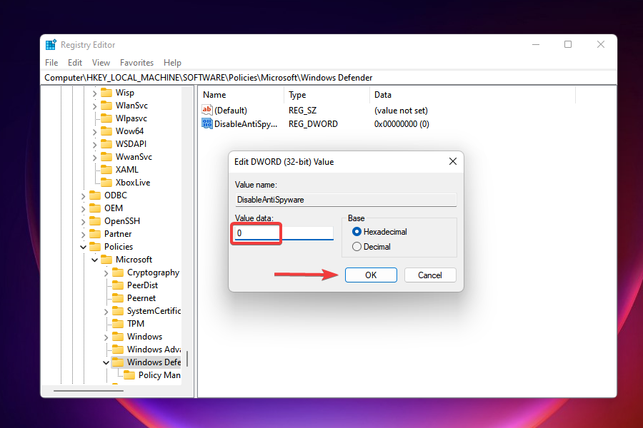 change key value