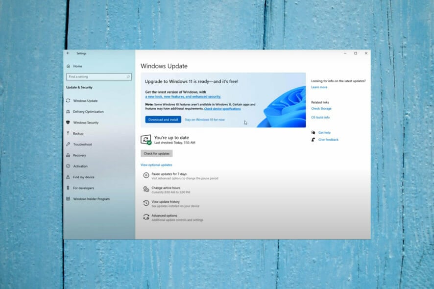 Upgrade Windows 11