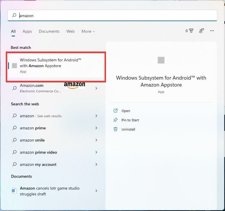 how to install android games on windows 11 appstore