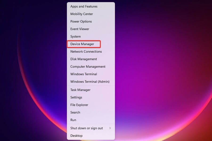 launch Device Manager