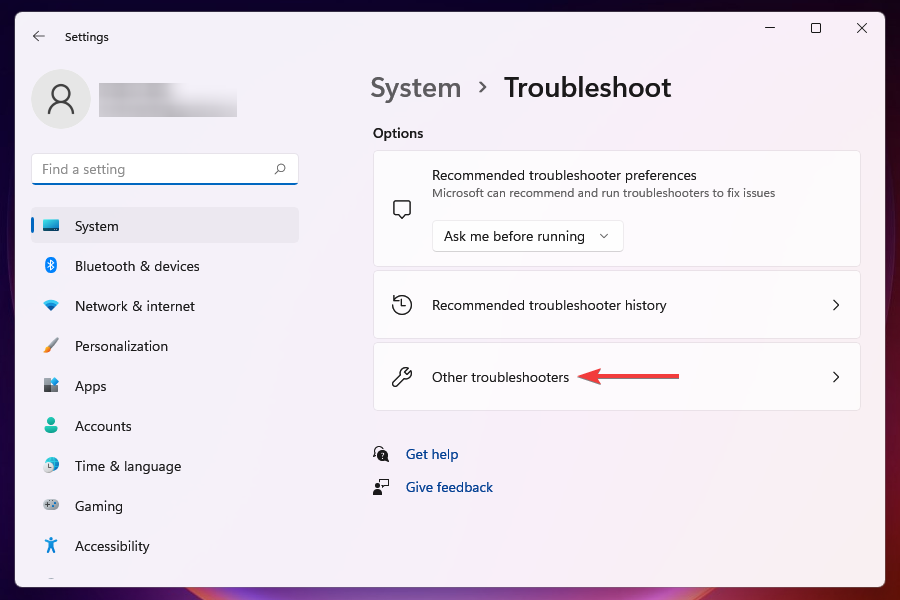 Other troubleshooters
